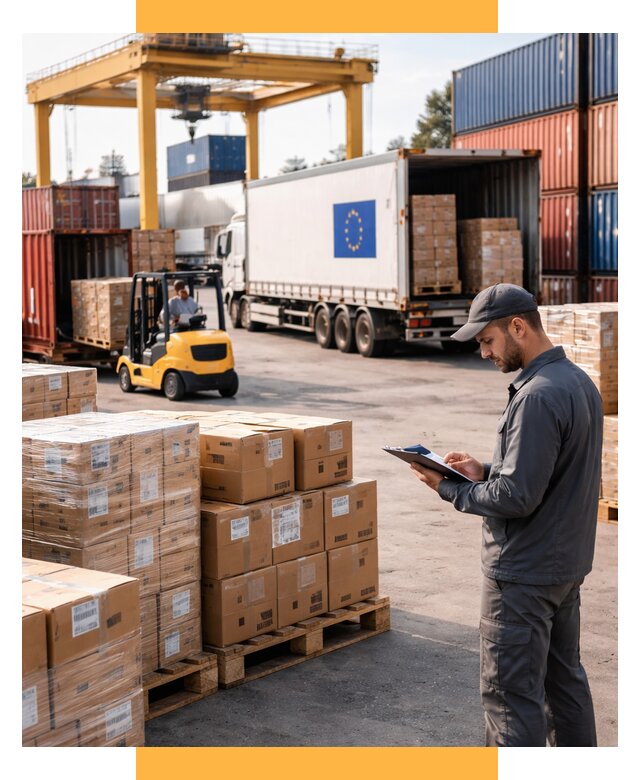 Доставка грузов из Европы от 12488 р., логистика СетСервис-Ртв