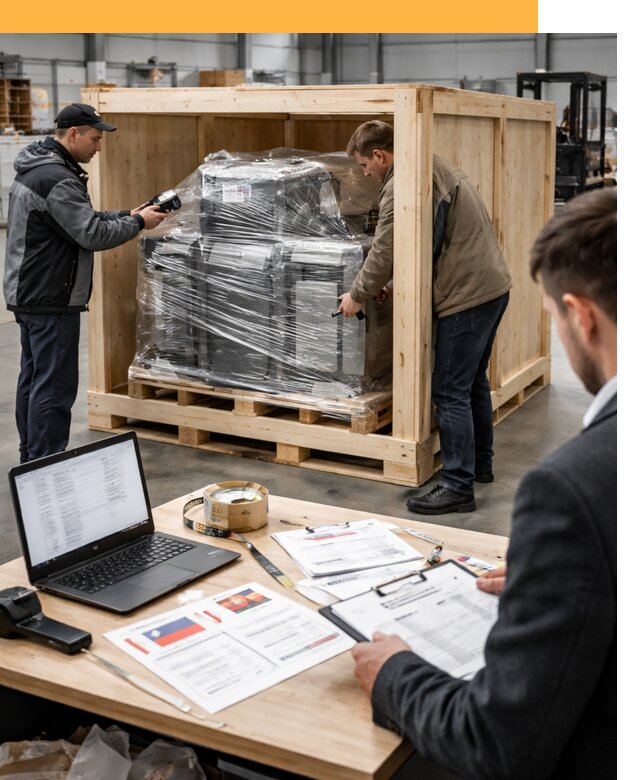 Доставка промышленного оборудования из США от 67646 руб