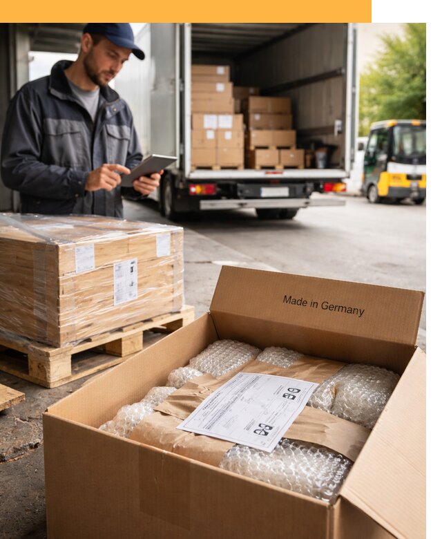 Доставка грузов из Германии от 46832 руб с таможенным оформлением