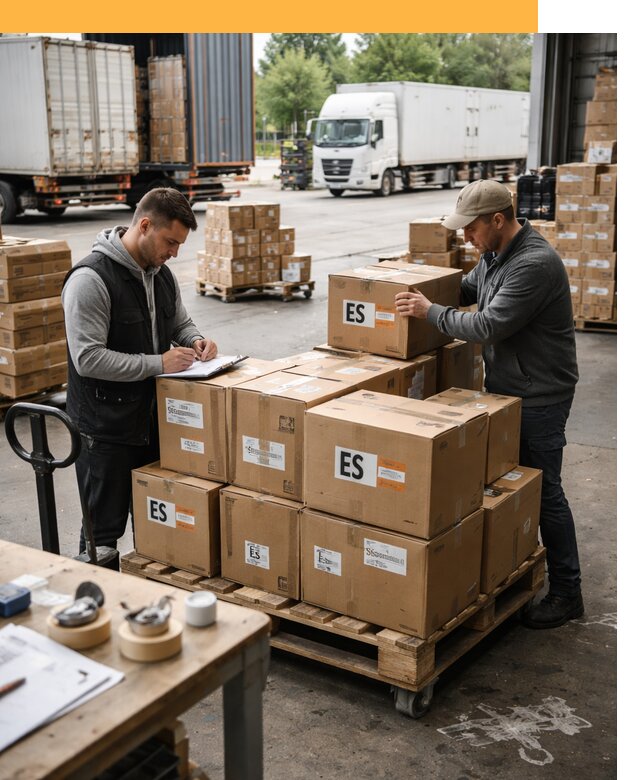 Доставка грузов в Испанию автотранспортом от 36425 руб