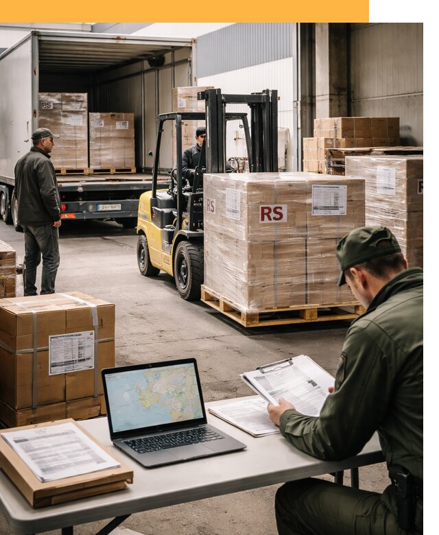 Доставка грузов в Сербию от 46832 руб, международные перевозки