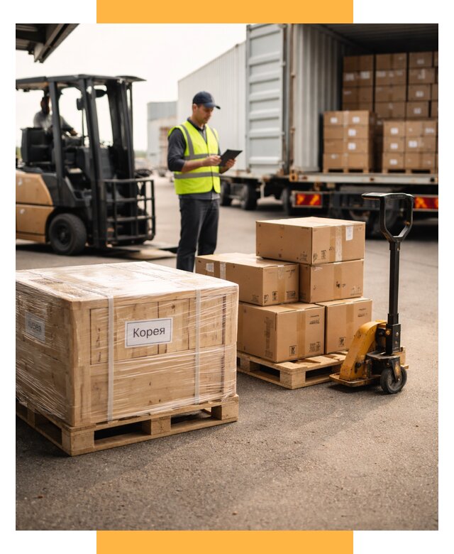 Доставка грузов в Корею из России от 36425 р. | СетСервис-Ртв
