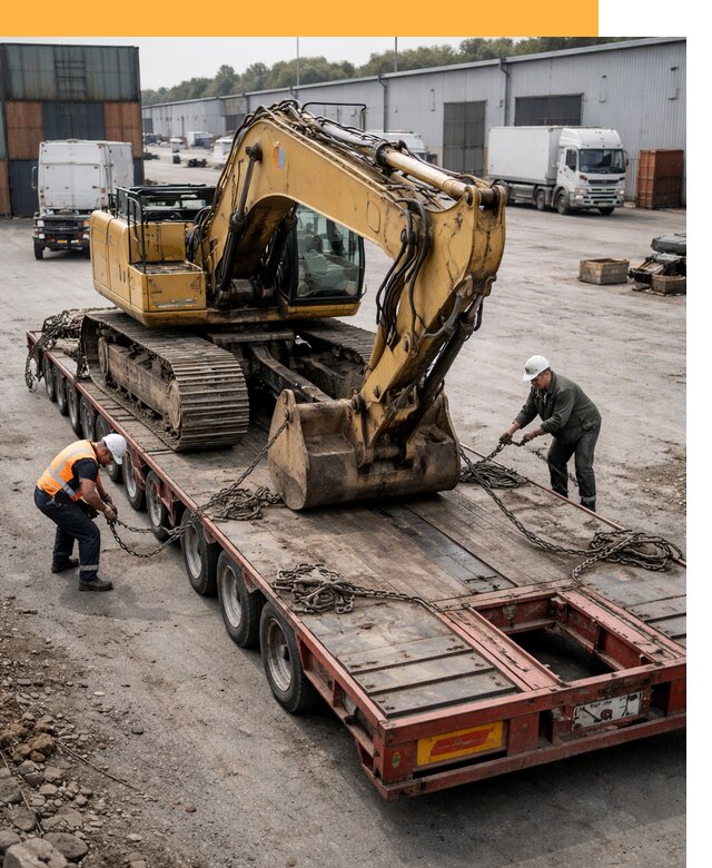 Перевозка спецтехники по России и миру от 46832 руб