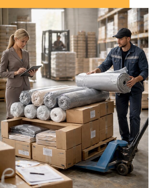 Перевозка текстиля по миру от 15611 руб. с таможней и страхованием