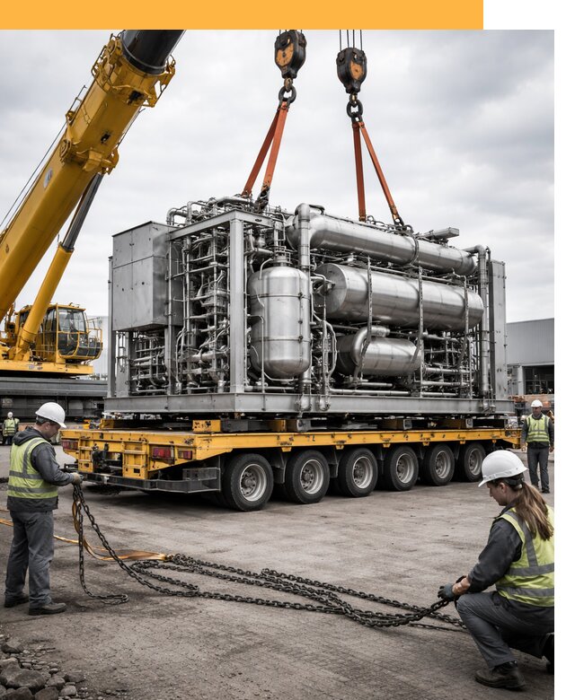 Перевозка тяжеловесных грузов по миру от 156105 руб