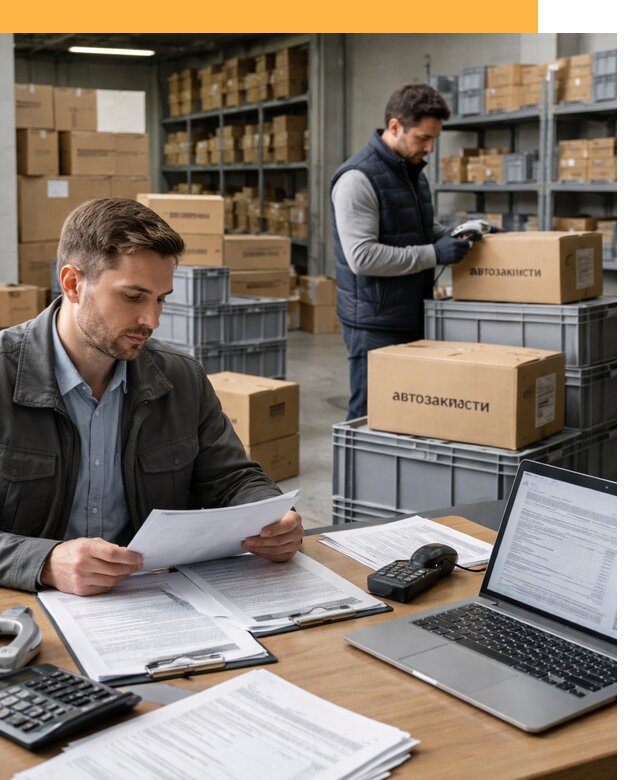 Таможенное оформление автозапчастей по выгодным тарифам от 8846