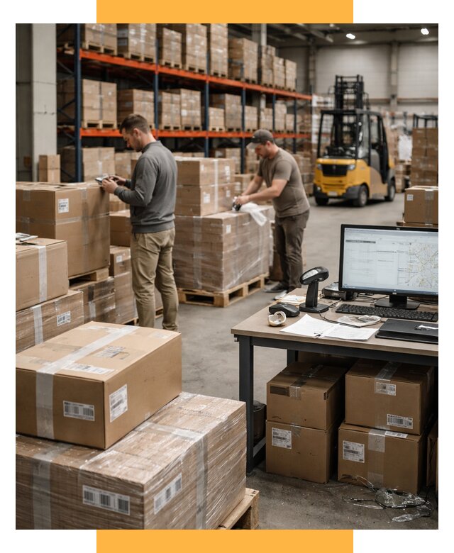 Склад консолидации в Европе от 6765 р., услуги СетСервис-Ртв