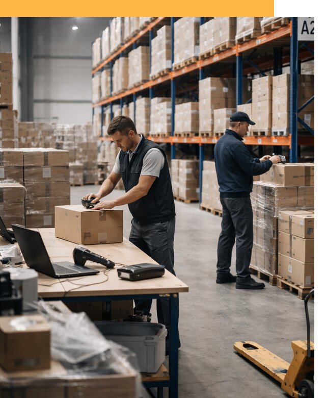 Склад консолидации в Европе: хранение, сортировка от 6765